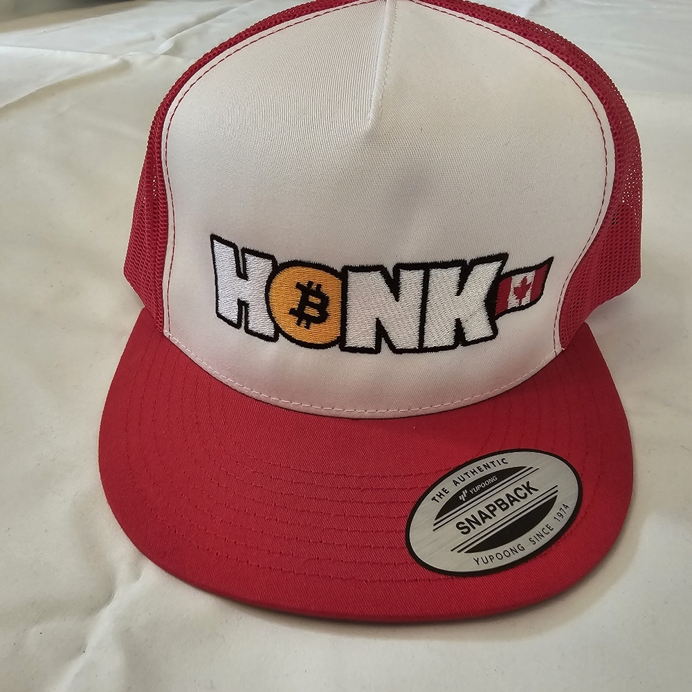 Honk Meme Bitcoin Yupoong Retro Trucker Hat Nwt